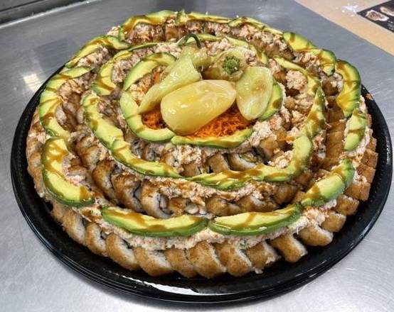 10 roll sushi tray