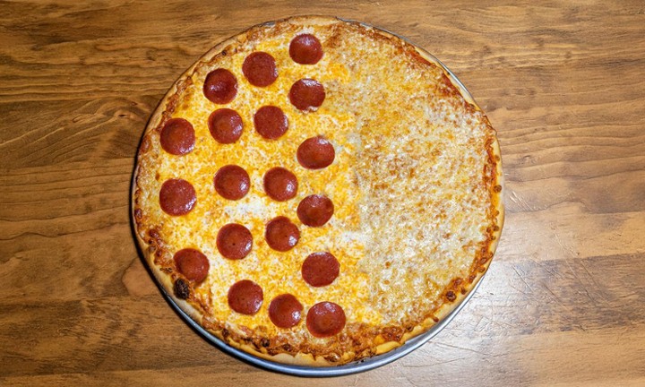 16" Large - BYO Half & Half