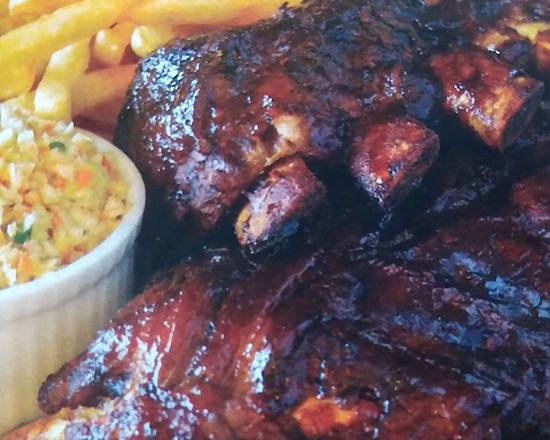 2 Meats and Ribs with 1 side