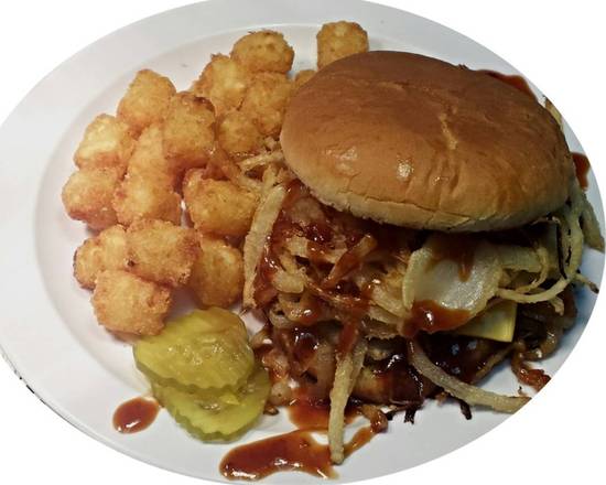 #3. Onions, Pickles, Lettuce, Tomatoes Burger