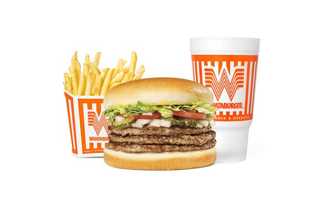 #3 Triple Meat Whataburger® Whatameal®