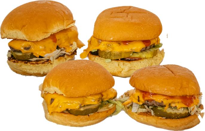 4 Cheeseburger Slider Packs