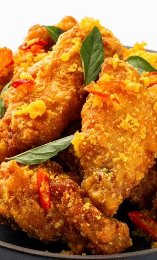 48 wings salted egg yolk