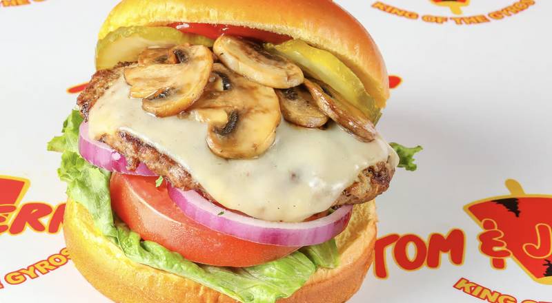 Angus Mushroom Swiss Burger
