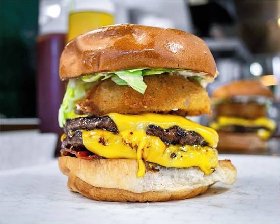 Aunt Ruth's Onion Ring Burger