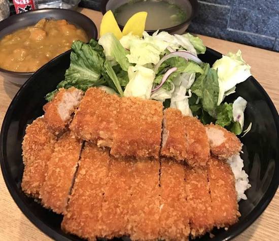 B4. Curry Rice with Pork Cutlet