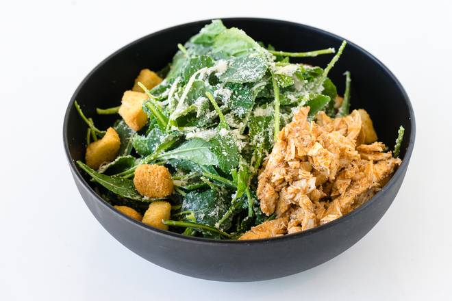 Baby Kale Chicken Caesar Salad