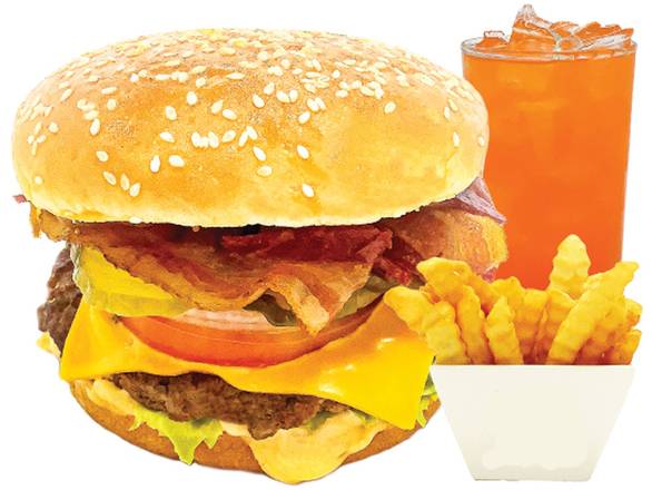 Bacon Cheese Burger Combo