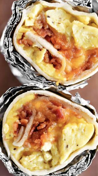 Bacon Egg Burrito
