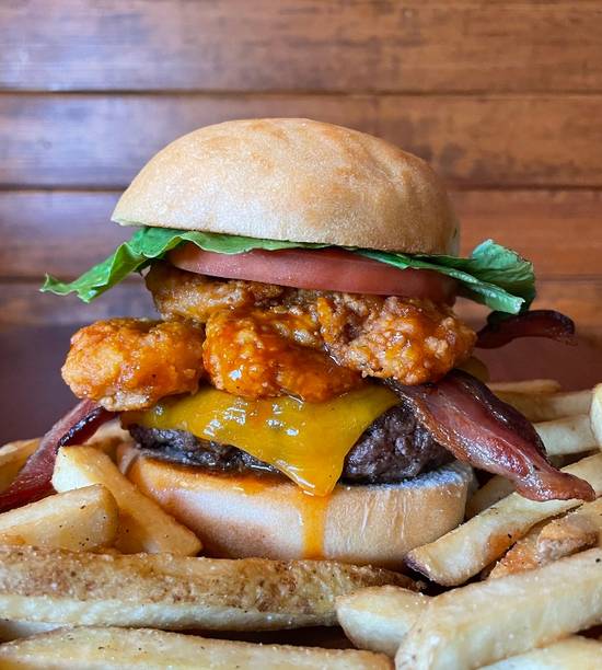 Banging Shrimp Burger*