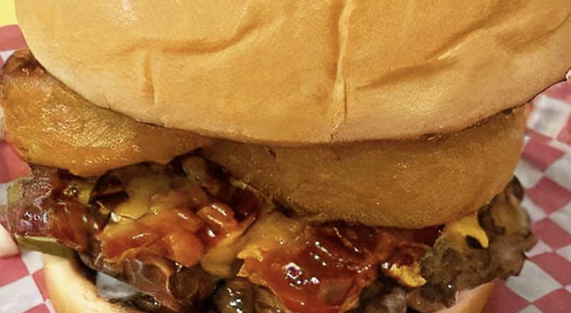 BBQ Bacon Onion Cheese Burger Special