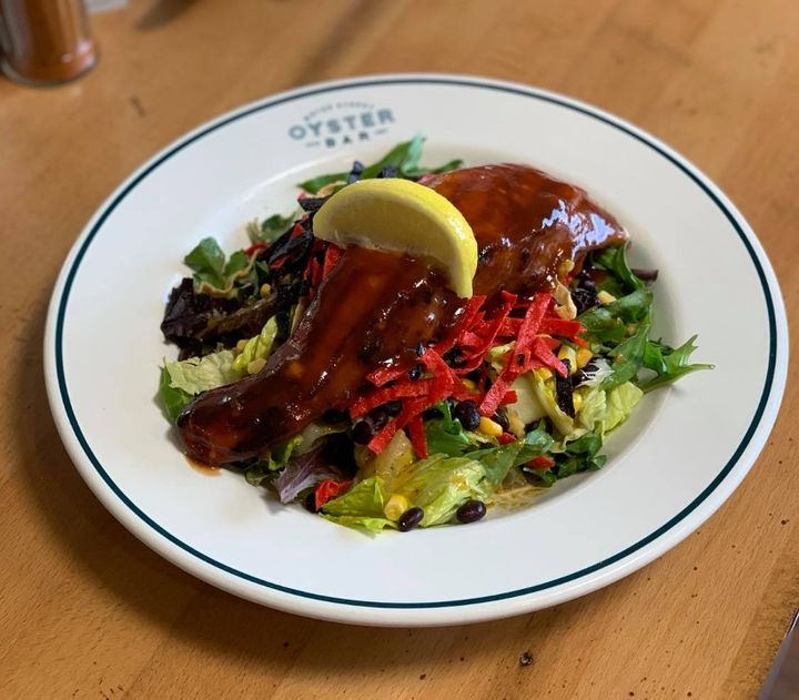 BBQ Salmon Salad