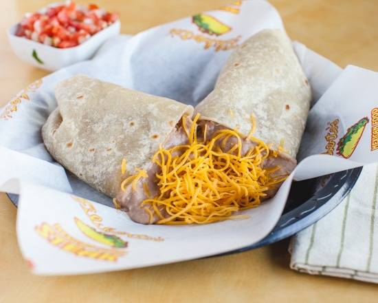 Bean and cheese Burrito