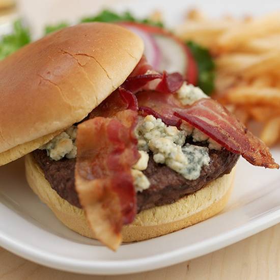 Black and Bleu Burger