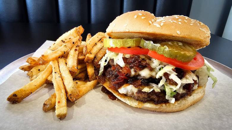 Booyah Cheese Burger W/ Fries