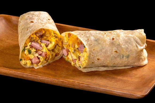 Breakfast Ham Burrito