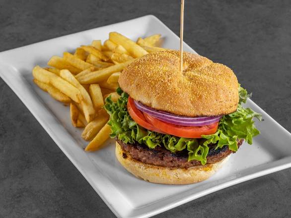 Brewers' Grain-Fed Burger