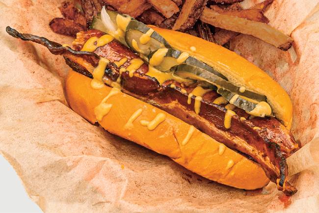 Build Your Own Spicy Cheddarwurst Dog