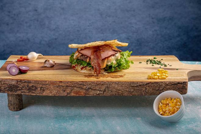 Burger Arepa-Ham Burguesas