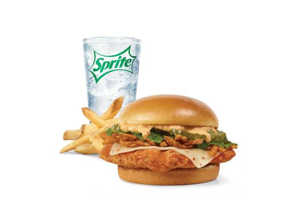 Cajun Crunch Spicy Chicken Sandwich Combo