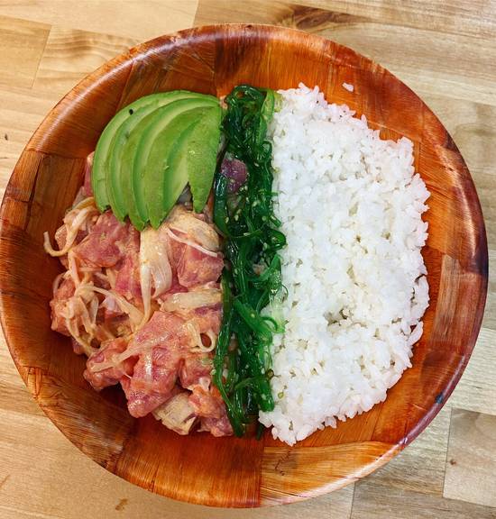 Cali Poke Comes with Sushi Rice