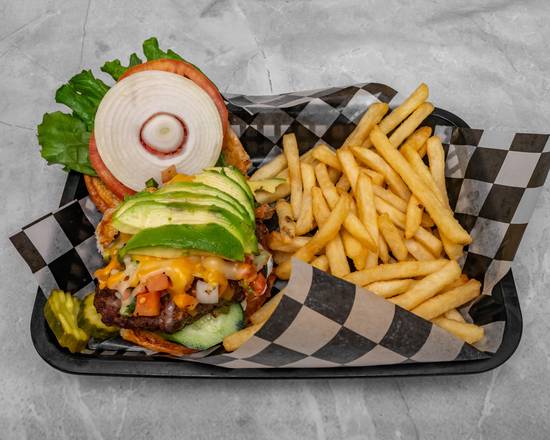 California Avocado Burger Deluxe