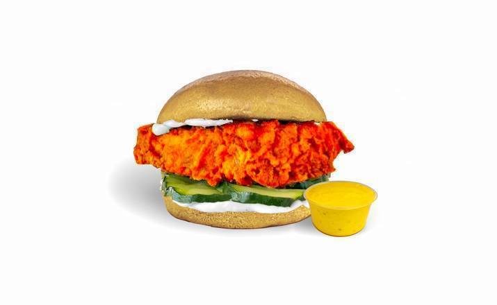 Charlie's Chicken Sandwich NASHVILLE HOT!!