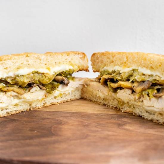 Chicken Mushrooms Ranch Sandwich
