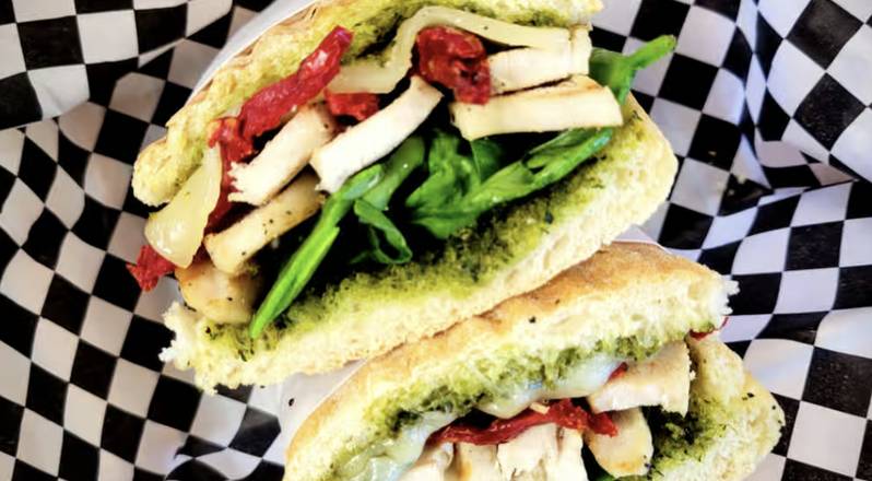 Chicken Pesto Panini Sandwich