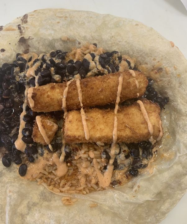 Coconut Tofu Burrito