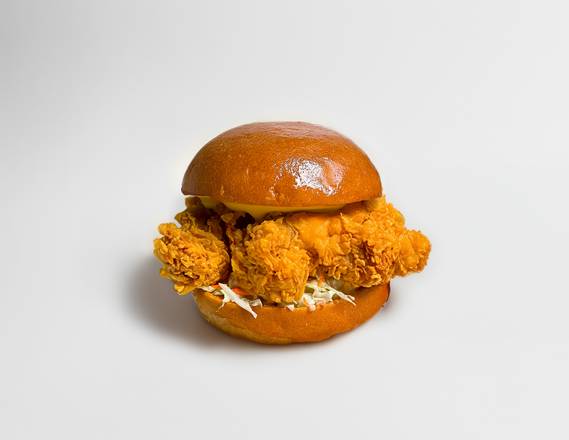 Crispy Chicken Thigh Sando