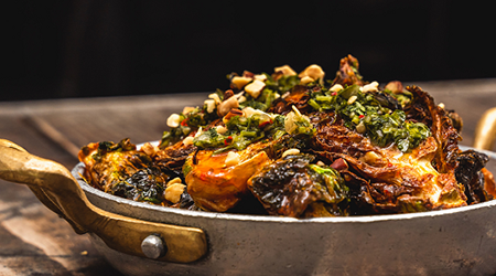 Crispy Glazed Brussel Sprouts