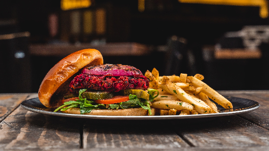 Crispy Veggie Beet Burger
