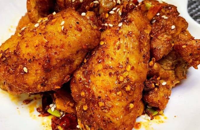 Cumin Flavor Chicken Wing (8) åœç„¶é¸¡ç¿…