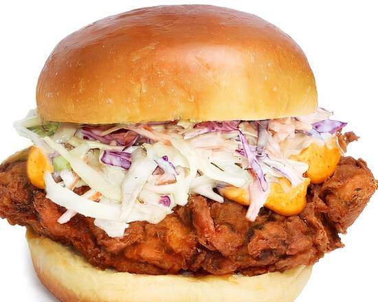 Deluxe Bird - Fried Chicken Sandwich w/Coleslaw