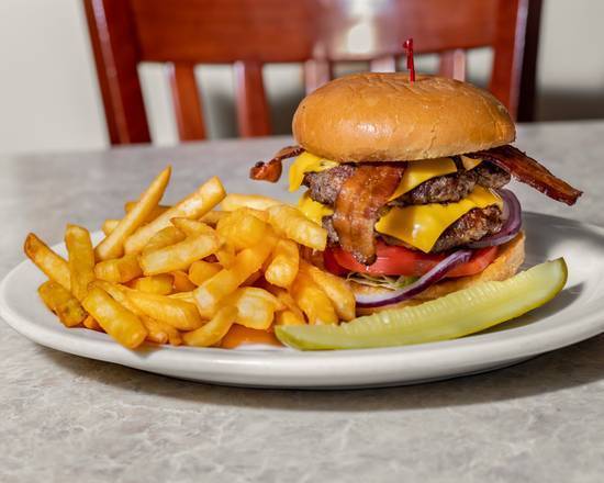 Double Cheese Burger (Two 6 oz)