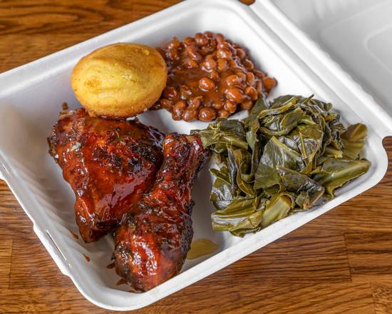 D'S 2 PC BBQ CHICKEN PLATE