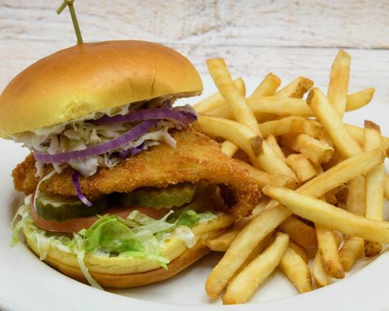 Fried Flounder Sandwich