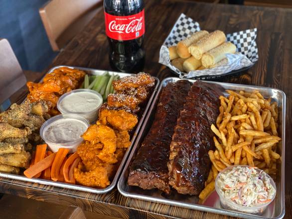 Full Rack and 25 Wings Combo