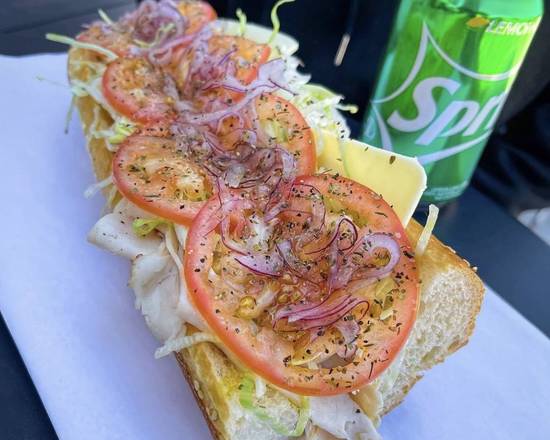 Golden Roasted Turkey Hoagie