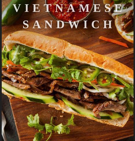 Grilled Chicken Sandwich (Bánh Mì Gà Nướng)