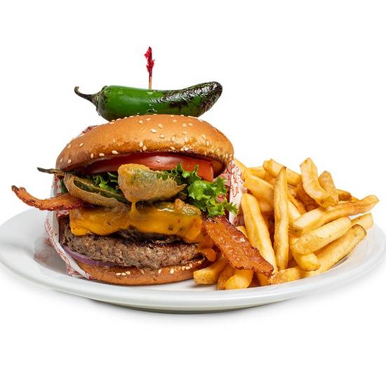 HABANERO JALAPEÃ‘O BACON CHEESEBURGER