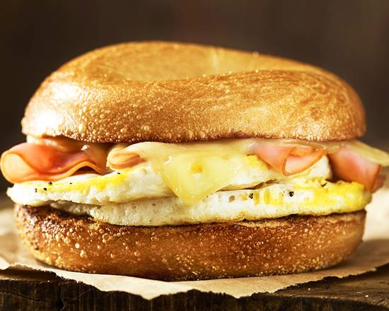 Ham & Swiss Egg Sandwich