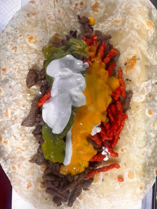 Hot Cheetos Burrito
