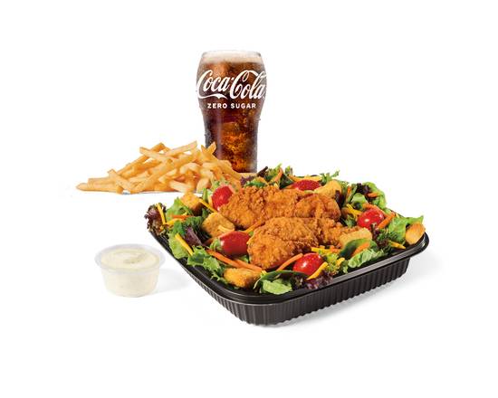 Large Garden Salad w/ Crispy Chicken Combo
