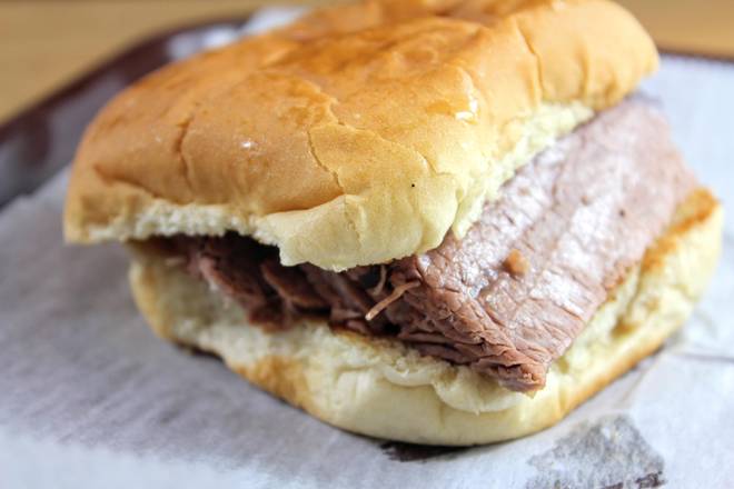 Lean Sliced Brisket Sandwich