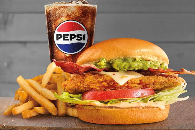 Loaded Fiery Fried Chicken Sandwich
