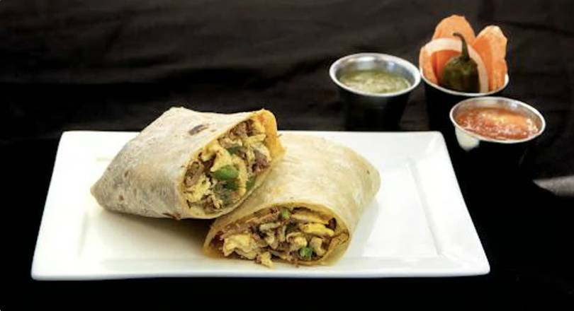 Machaca and Egg Burrito