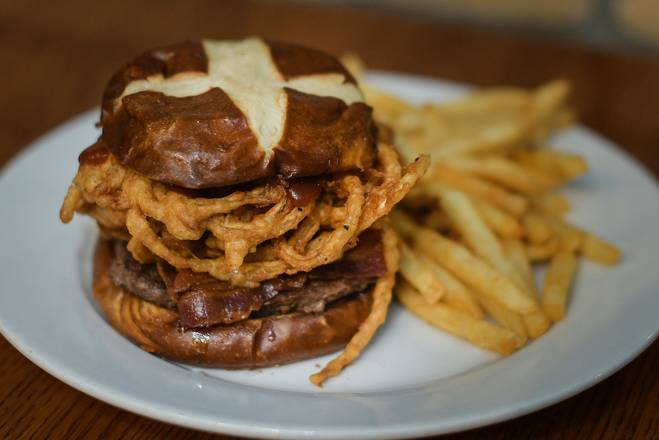 Maple Bacon Sriracha Burger