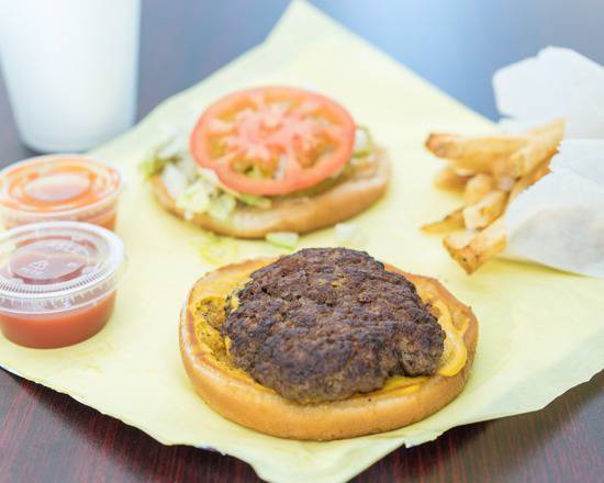 Meaty Burger with Cheese